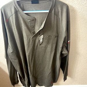 Ariat Men's Dark Gray Long Sleeve Henley